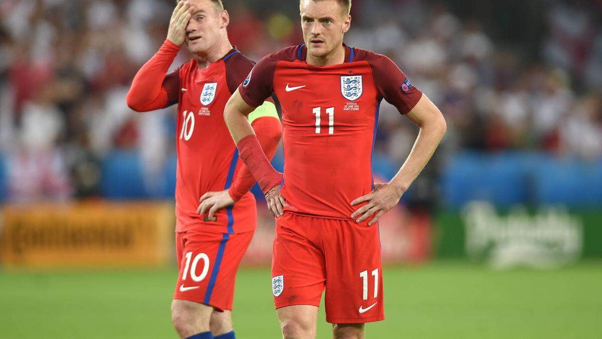 Wayne Rooney (links) und Jamie Vardy