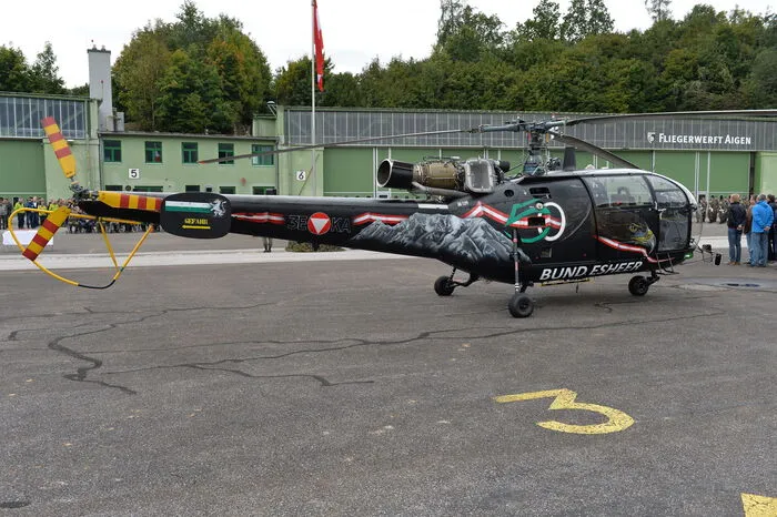 Die allererste Alouette III wurde im Jänner 1967 ans Bundesheer ausgeliefert. Es gibt sie heute noch - in einer Sonderlackierung.