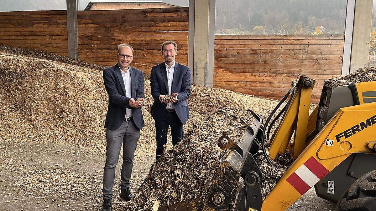 Hubert Neureuter und Reinhard Welser gaben Einblicke in die nachhaltige Energiewirtschaft der Gemeinde