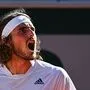 Stefanos Tsitsipas schrie seine Freude raus.