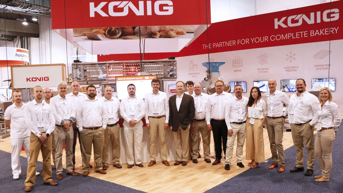 Erfolgreiche Messe: In Las Vegas wurde eine Anlage von König mit dem "Best in Baking" Award ausgezeichnet