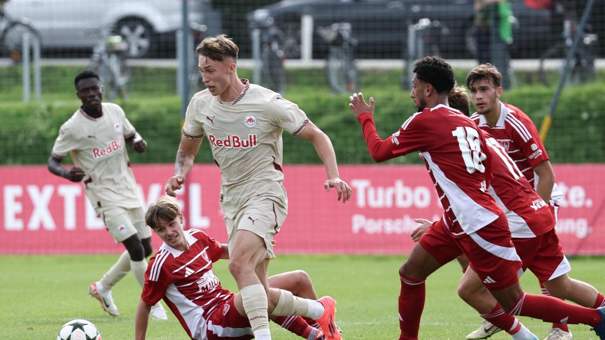 Phillip Verhounig und seine Jungbullen liegen auf Rang drei in der UEFA Youth League