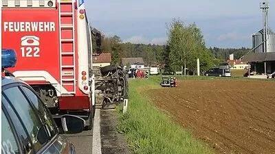 Schwerer Unfall auf der L412