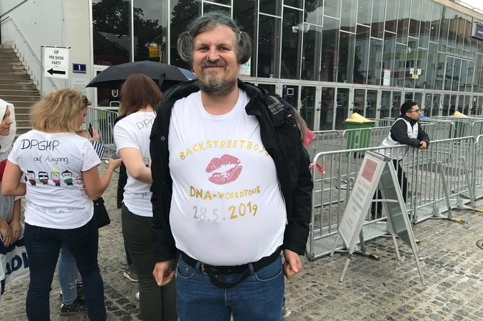 Martin war schon immer ein großer Fan der Boyband. Am besten gefällt ihm Badboy AJ.