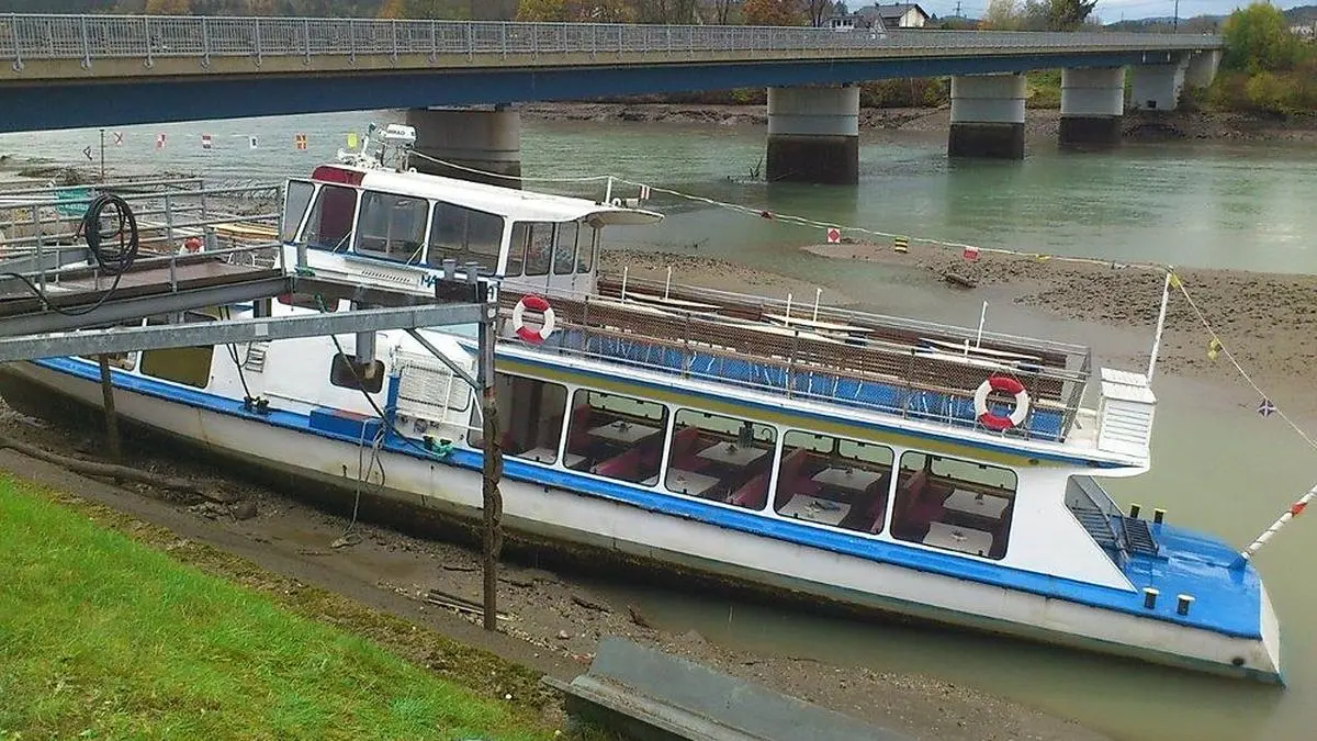 Das Schiff ist gestrandet