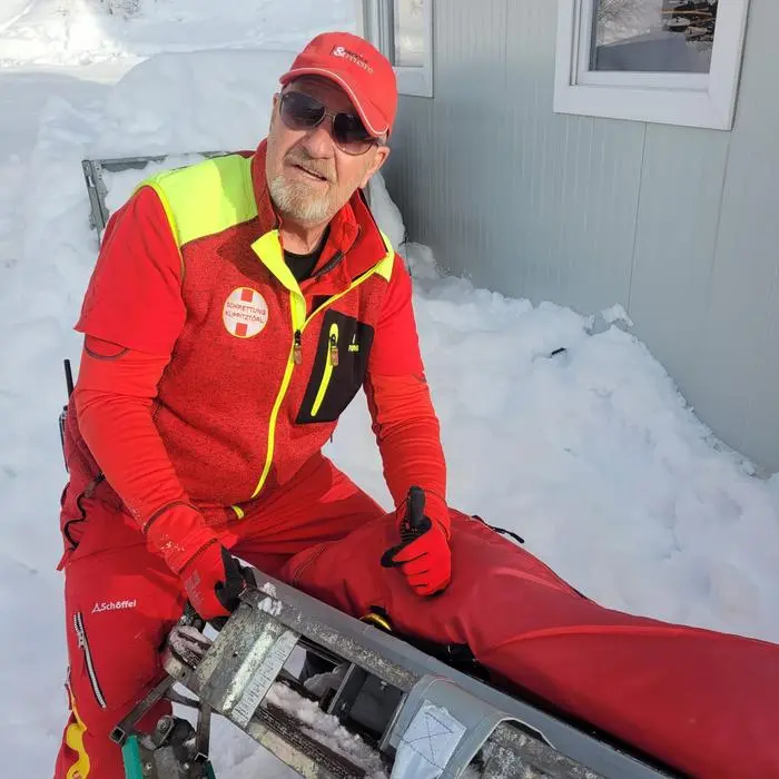 Adrian Schatz war langjähriger Obmann der Skirettung