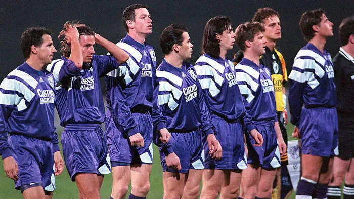 1994/95 SV Salzburg - als Gruppendritter hinter Ajax Amsterdam und AC Milan sowie vor AEK Athen out (1 Sieg, 3 Remis, 2 Niederlagen)