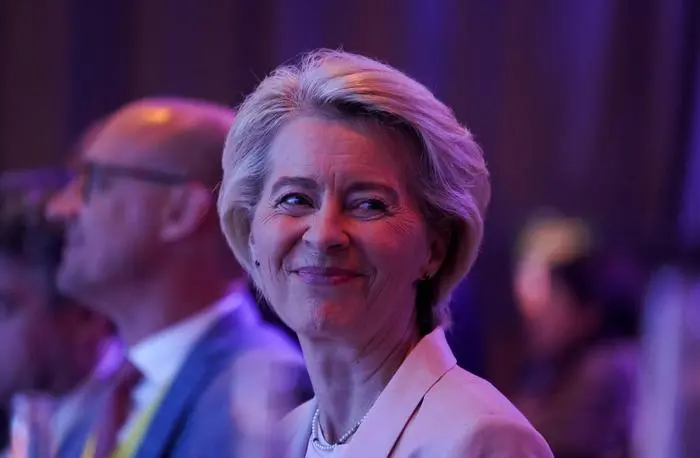 Congress of the European Peoples Party EPP in Valencia The President of the European Commission, Ursula Von Der Leyen, during the Congress of the European Peoples Party EPP , at the Feria de Valencia, on April 29, 2025, in Valencia, Comunidad Valenciana Spain This Tuesday, April 29, starts the Congress of the European Peoples Party EPP with the absence of the leader of the PP in Spain, Alberto Núnez Feijóo, who has prioritized contacting the regional presidents to analyze the situation caused by the massive blackout in the Peninsula 29 APRIL 2025 EPP Congress PP POPULAR PARTY Valencia Valencia Valencia Valencian Community Valencia Valencia Valencian Community Spain PUBLICATIONxNOTxINxESP Copyright: xEduardoxManzanax 6686463
