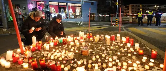Gedenken an die Opfer von Crans Montana