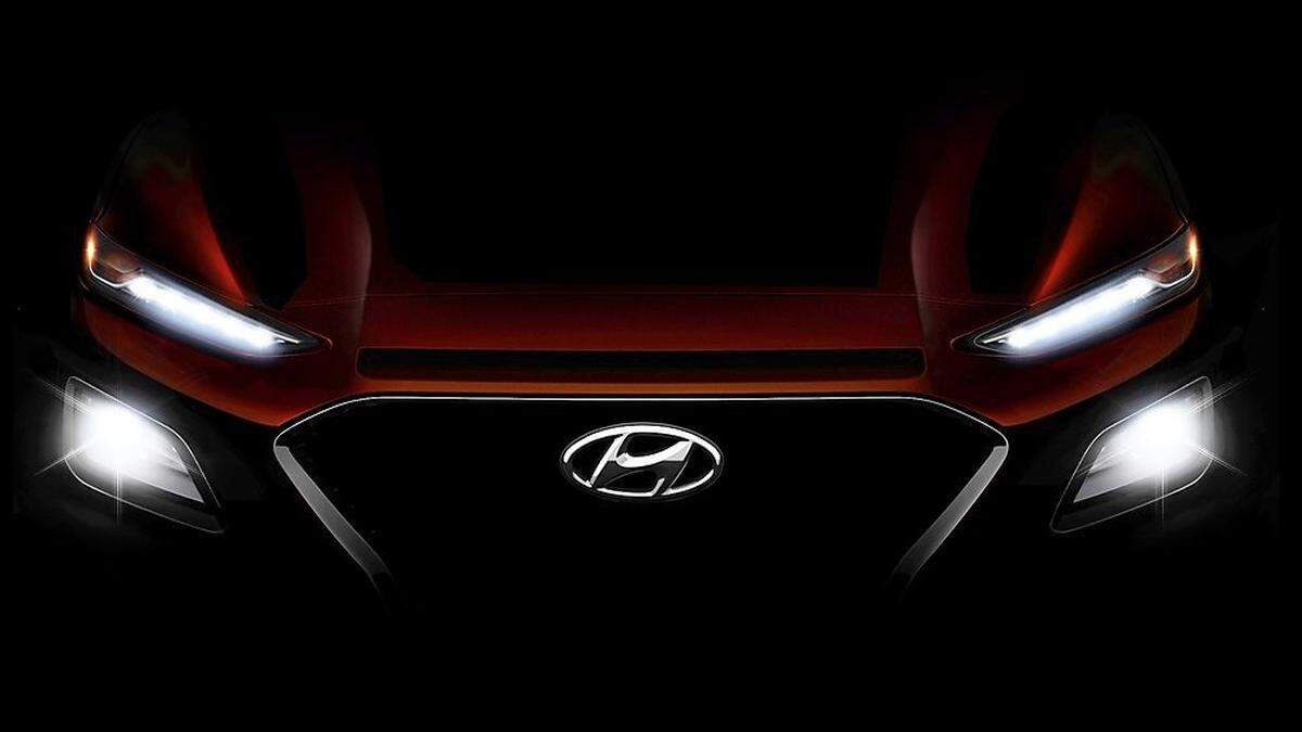 Erstes Teaserbild des neuen Hyundai Kona