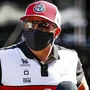Kimi Raikkönen wurde von einem Hagelsturm überrascht