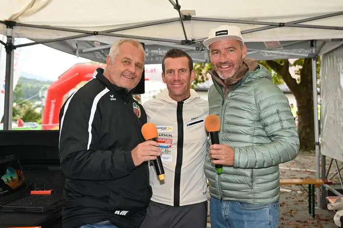 Moderatoren: Günter Motz, Werner Schrittwieser, Joschi Penaizz (von links)