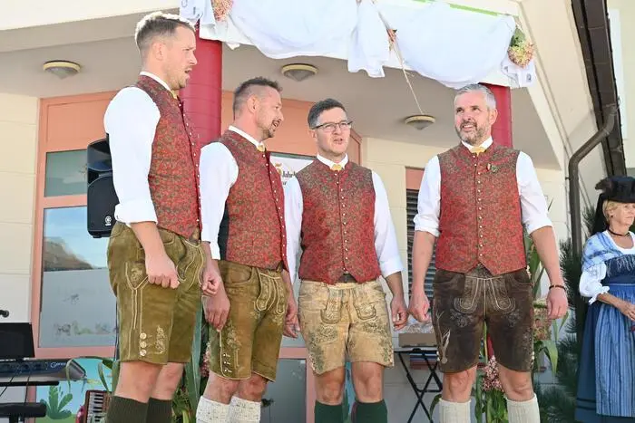 Für die musikalische Umrahmung sorgte das Quartett der Sängerrunde St. Georgen bei Straßburg. 
