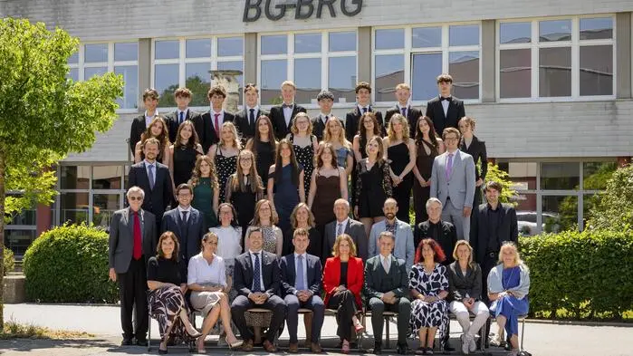 Ein neuer Lebensabschnitt beginnt für die einstigen Schülerinnen und Schüler der 8B