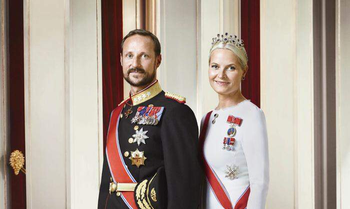 Norwegen: Mette-Marit mit Prinz Haakon.