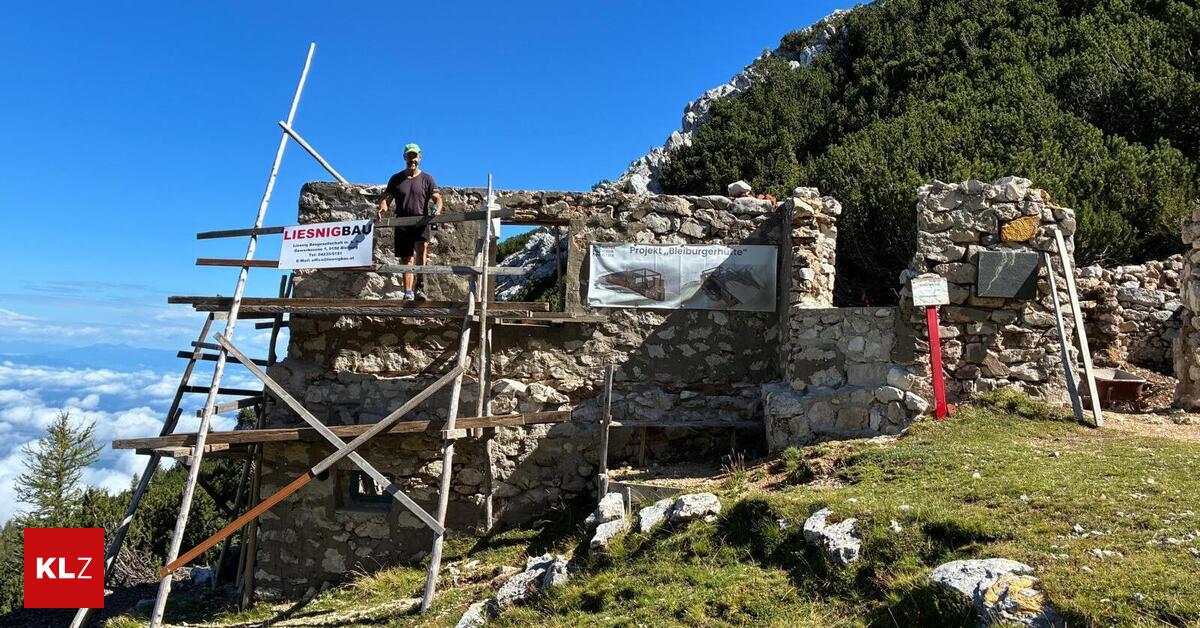 Baustart Bleiburger Hütte: Materialtransport per Hubschrauber | Kleine Zeitung