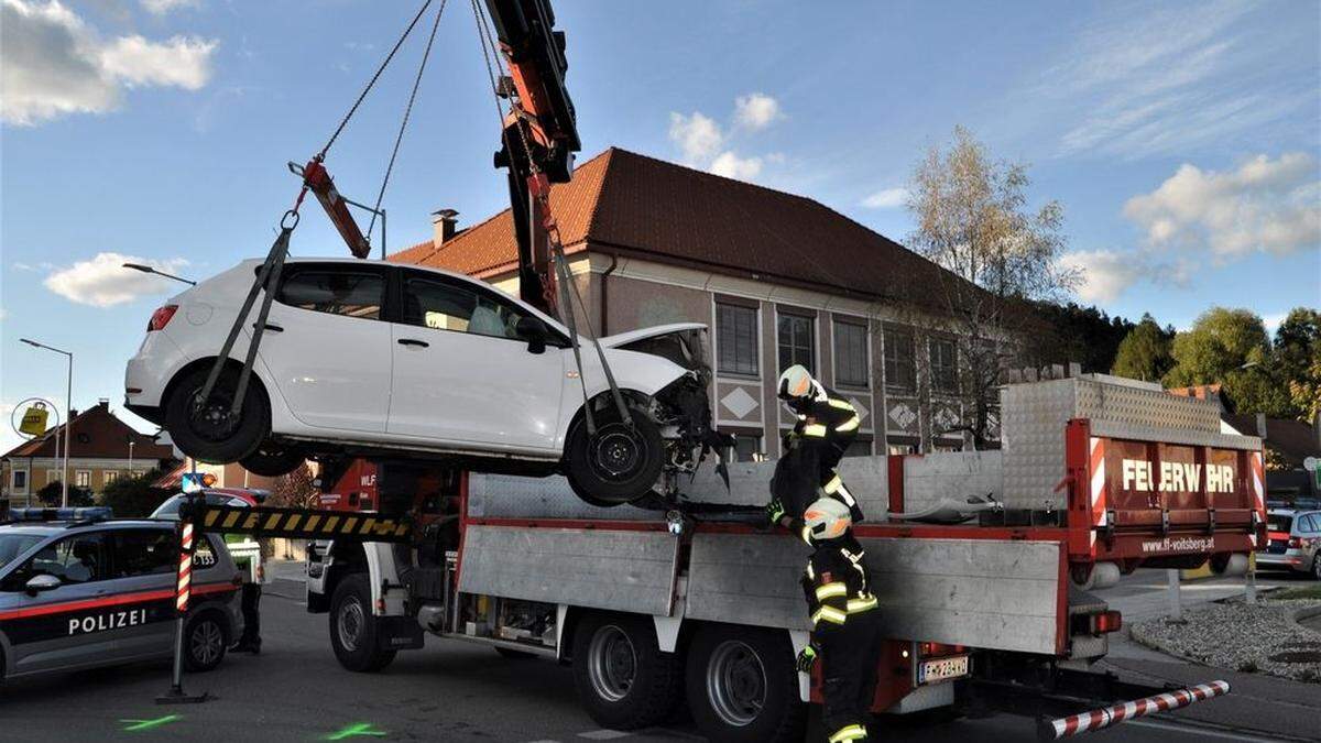 Neun Einsatzkräfte der Feuerwehr Voitsberg waren im Einsatz