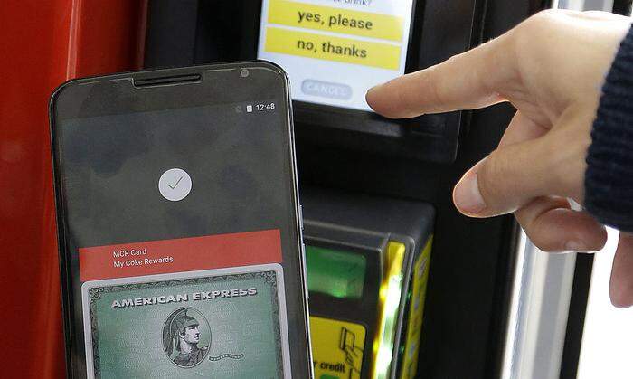 Android Pay wird demonstriert