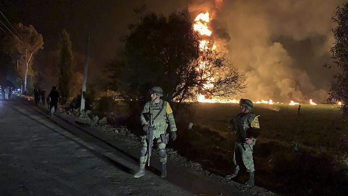 Großeinsatz in Mexiko: Tote und Verletzte nach der Explosion einer Pipline