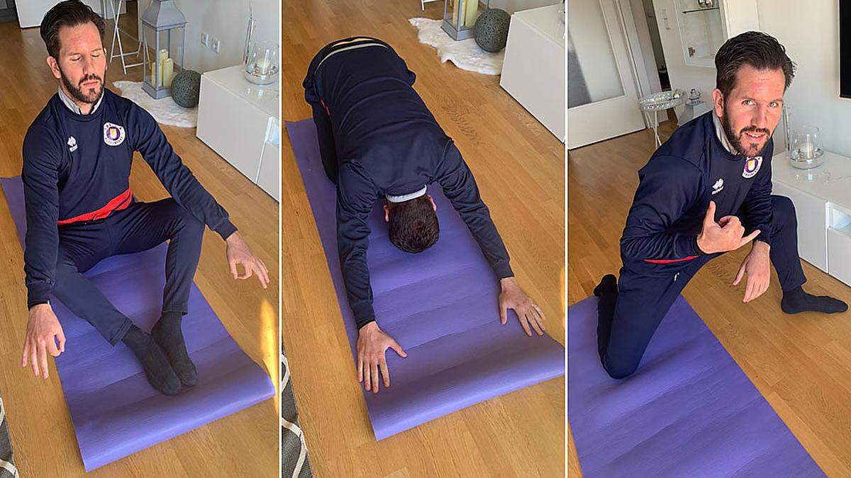 Jetzt bleibt für Sandro Zakany genügend Zeit für Yoga