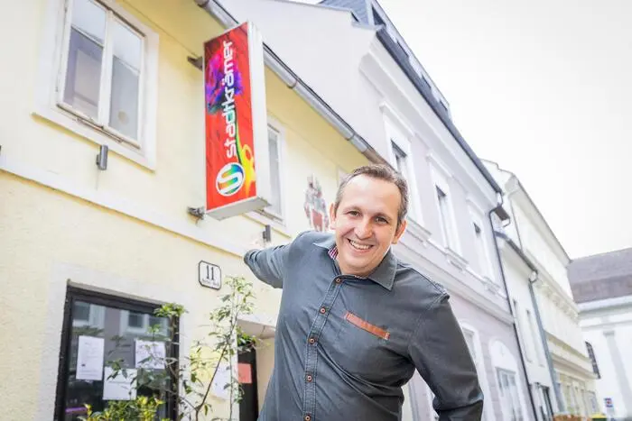 Jürgen Regenfelder betreibt in Klagenfurt auch das Nachtlokal „Stadtkrämer“