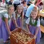 Klein und Groß sind beim Marktfest vertreten