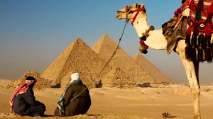 Die Pyramiden von Gizeh sind eine der Stationen in Ägypten