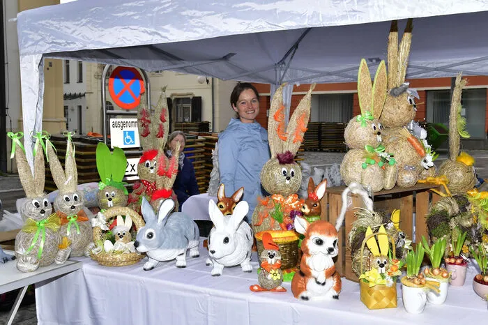 40 Aussteller präsentierten ihre Osterartikel und ihr Kunsthandwerk.