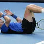Andrej Rublew sank nach dem Matchball zu Boden