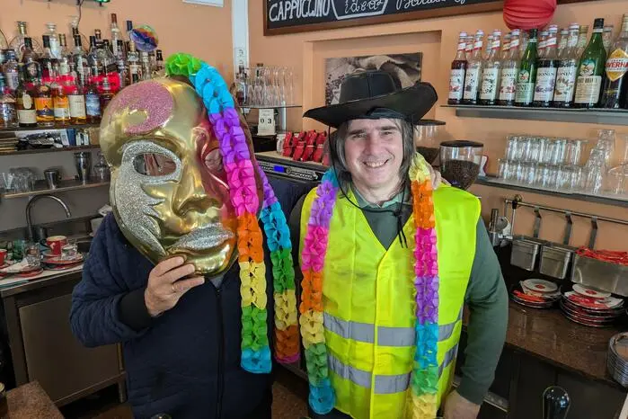 Gegen Nachmittag fand sich das „Party-Volk“ im Café ein