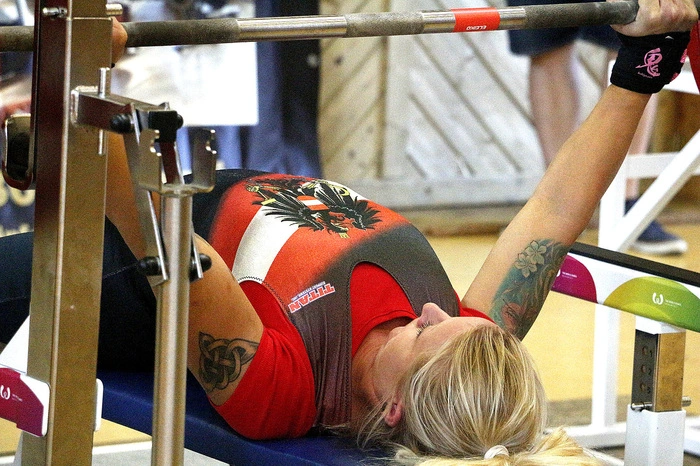 ...und Ruth Viehauser mit 87,5 kg (beide Polizeisportverein Graz).