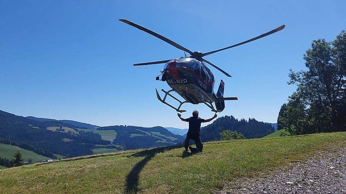 Einsatz der Bergrettung (Symbolbild)