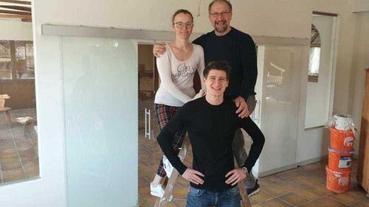 Schöckllandhof Eggersdorf: Miriam und Michael Niederleitner mit Juniorchef Michael 