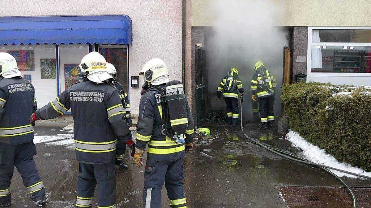 Die Feuerwehren Kapfenberg-Stadt und Kapfenberg-Diemlach waren im Einsatz