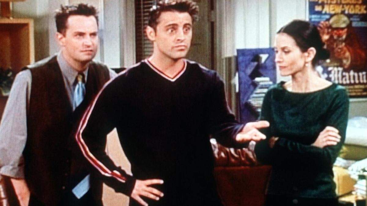 Matt LeBlanc (Mitte) spielte die Rolle des Joey Tribbiani  