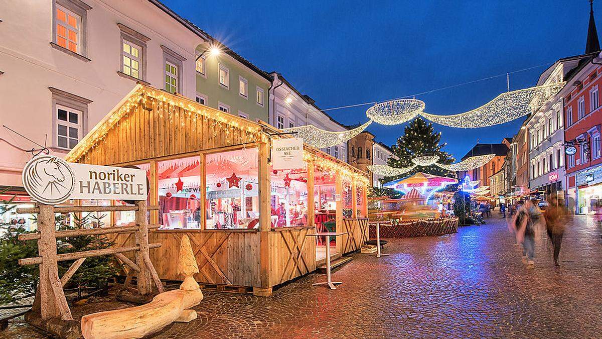 Am 13. November wird der Villacher Adventmarkt eröffnet