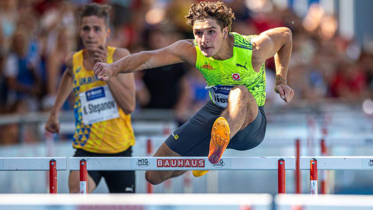 Enzo Diessl zählt in Jerusalem zu den Favoriten über 110 Meter Hürden