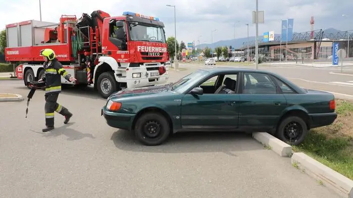 So fanden die Einsatzkräfte den Wagen vor. Der Unfall passierte am 17. Juli