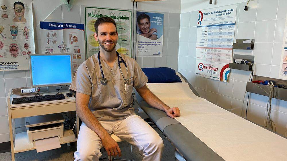 Felix Spitzer ordiniert seit Anfang Jänner als praktischer Arzt in Feldbach