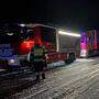 Schneeeinsatz für die Freiwillige Feuerwehr Nitscha am 22. November 2024 auf der B54 bei Gamling (Stadtgemeinde Gleisdorf)