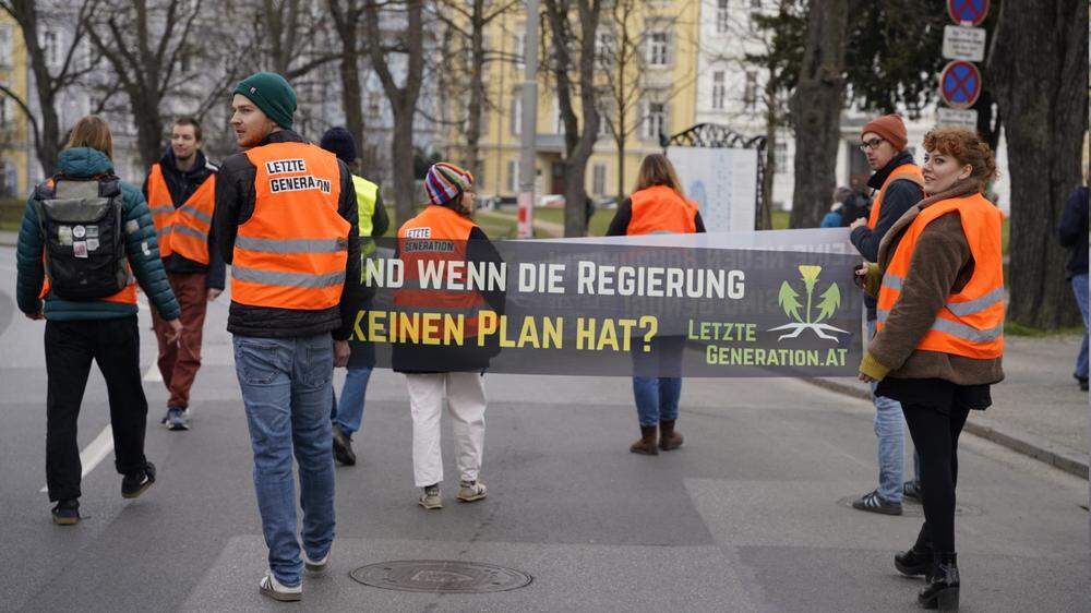 Neue Klimaprotestaktion heute in Graz