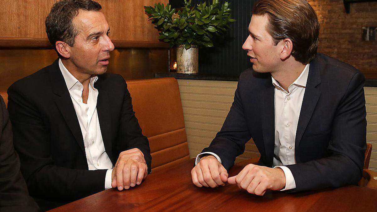 Kern und Kurz: Für den Kanzler endet die rot-schwarze Zusammenarbeit &quot;für eine sehr lange Zeit&quot;