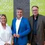 Sandrieser (Mitte) mit seiner Stellvertreterin Ulrike Micheler-Eisner und Stellvertreter Reinhold Dohr