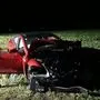 Die Unfallfahrzeuge wurden von der Straße geschleudert