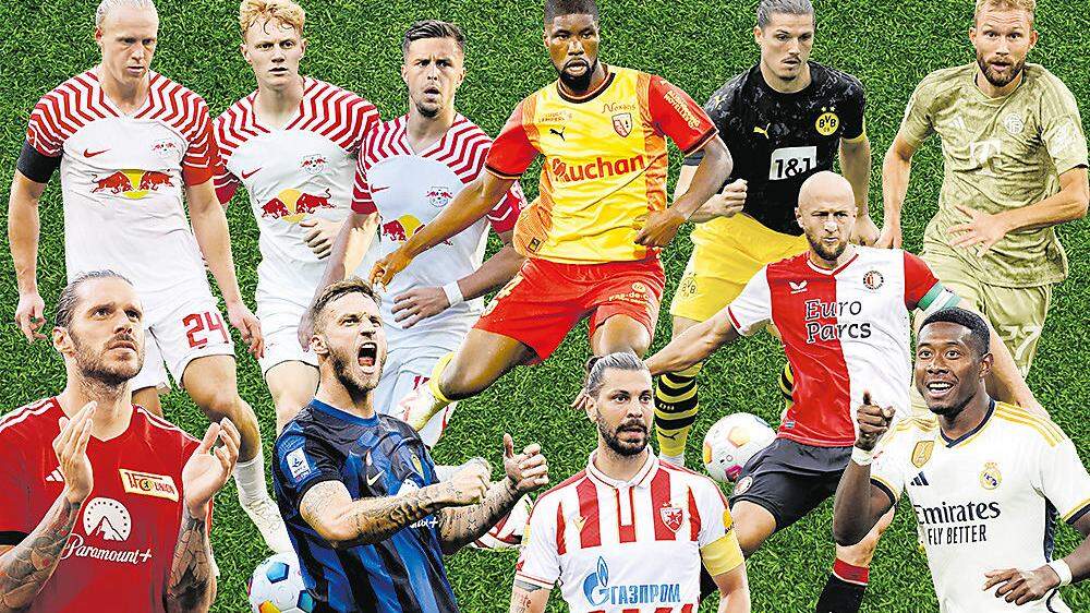 Elf Österreicher - außer denen bei Salzburg - spielen ab heute in der Champions League