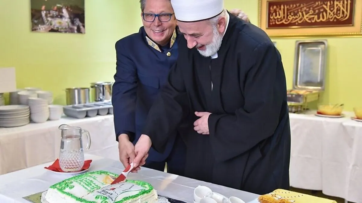 "Wichtige Multiplikatoren": Miedl beim Treffen mit  Sulejman ef. Celikovic Mufti aus Sarajewo