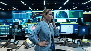 Rebecca Ferguson als Captain Olivia Walker in „A House of Dynamite“ 