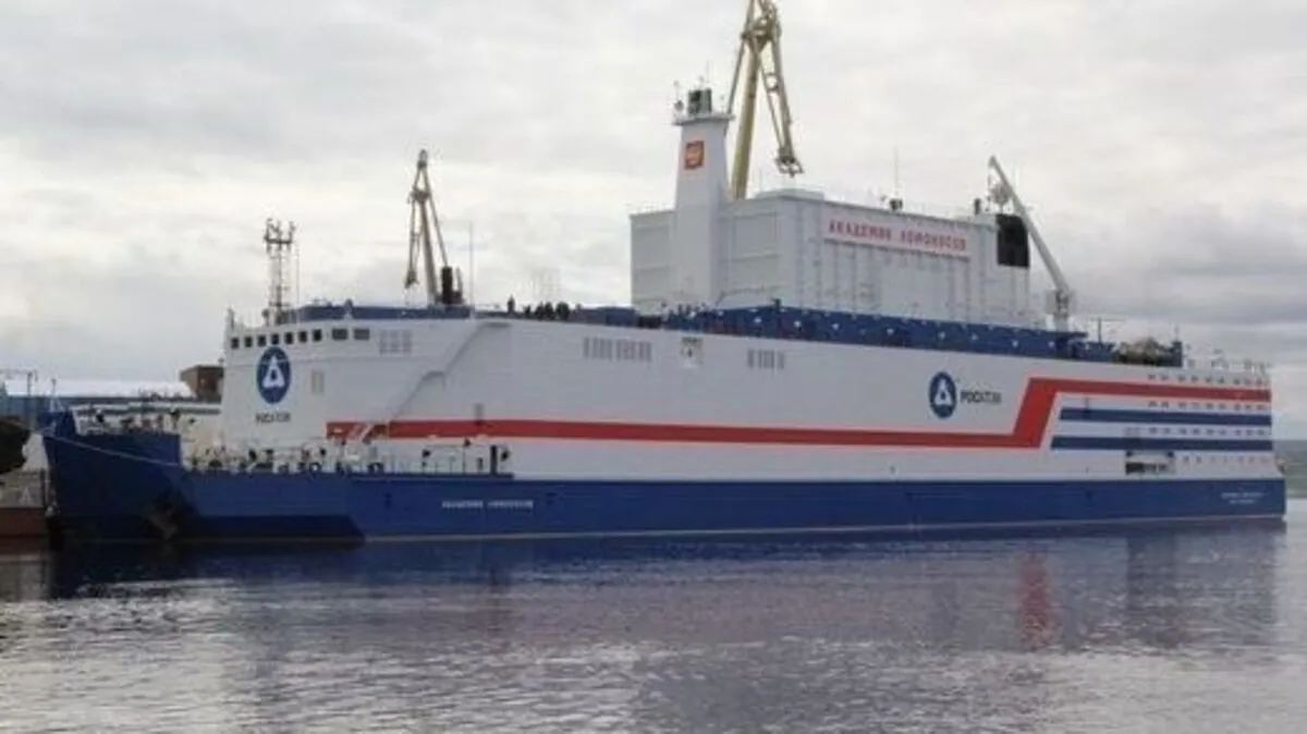 Die "Akademik Lomonossow" 