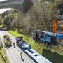 Bergung Wrack Unfallfahrzeug Kran Felbermeyer Tauernautobahn Villach April 2024