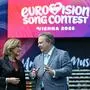 ORF-Generaldirektorin Ingrid Thurnher und Wiens Bürgermeister Michael Ludwig (SPÖ) am Rathausplatz